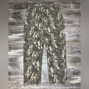BP Camo Double Knee Pants Size 36 Straight Leg Workwear Style GUC